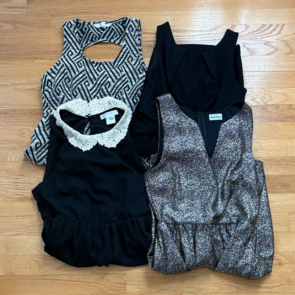 Dress Bundle (4 dresses, Sz. S, 2-4)